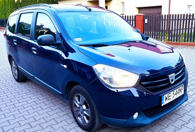 Dacia Lodgy cena 31900 przebieg: 227300, rok produkcji 2016 z Warszawa małe 37